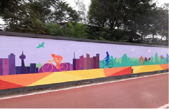 凤庆墙体彩绘-围墙