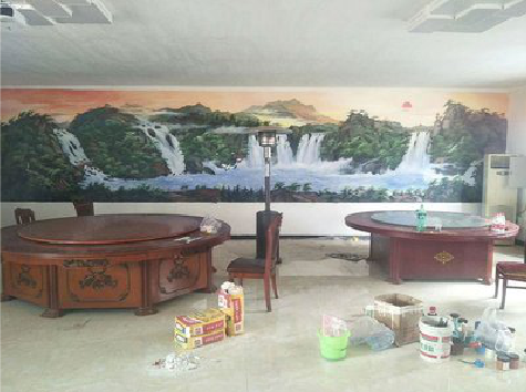 凤庆墙绘-写实风景