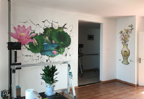 凤庆墙体彩绘相比墙纸的优势。