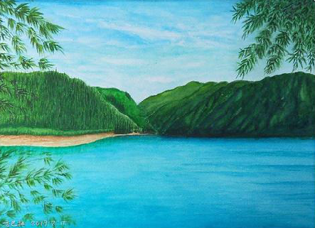 凤庆在墙绘中,如何绘画绿水青山?