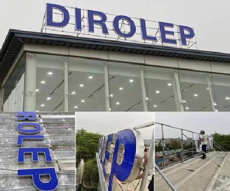 凤庆楼顶发光字安装的注意事项。